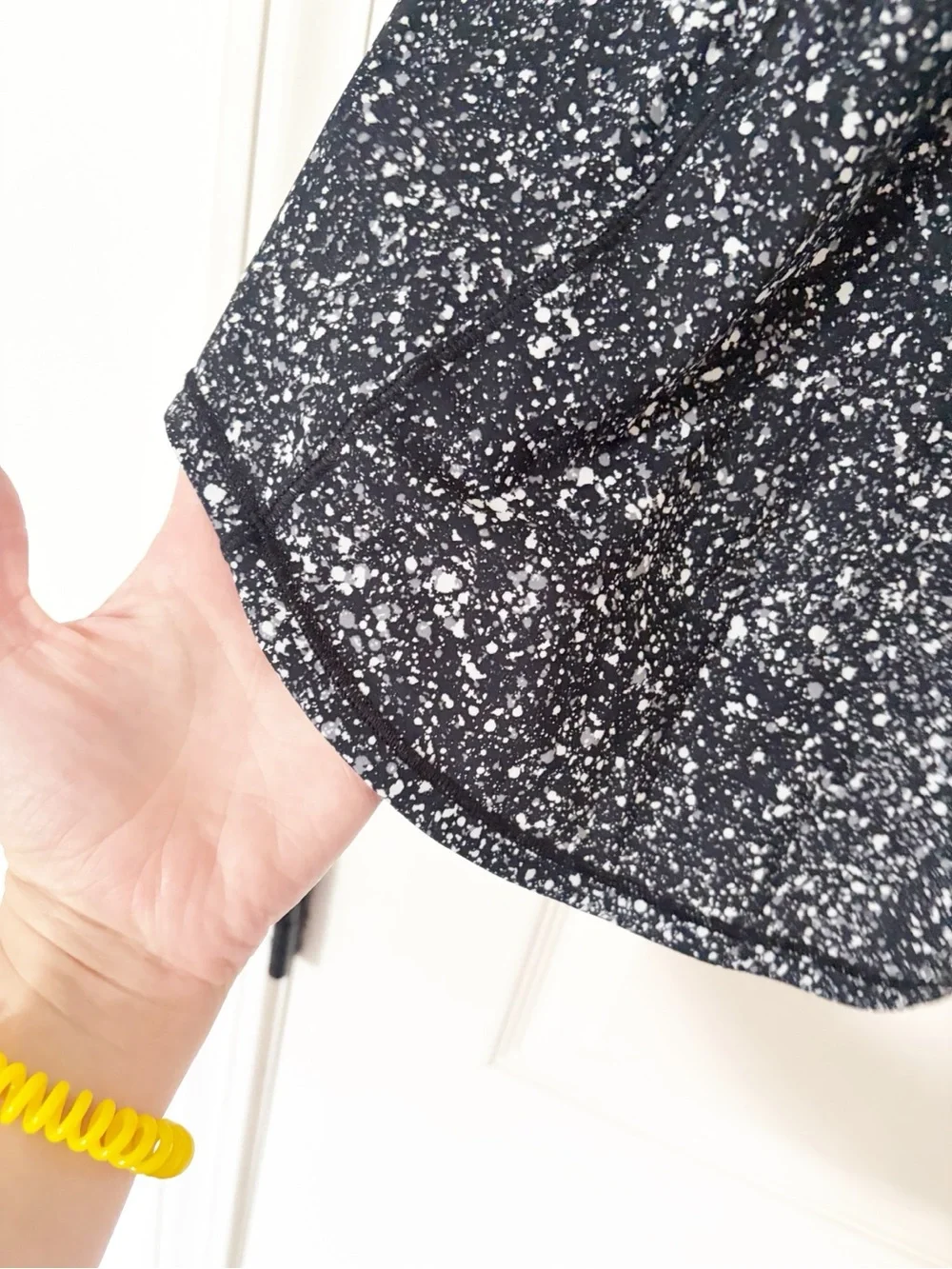 XS • lululemon Women’s Black Speckled Mesh Yoke Tank Top